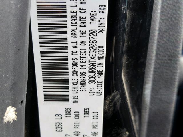 3C6JR6ATXEG206720 - 2014 RAM 1500 ST BLACK photo 10