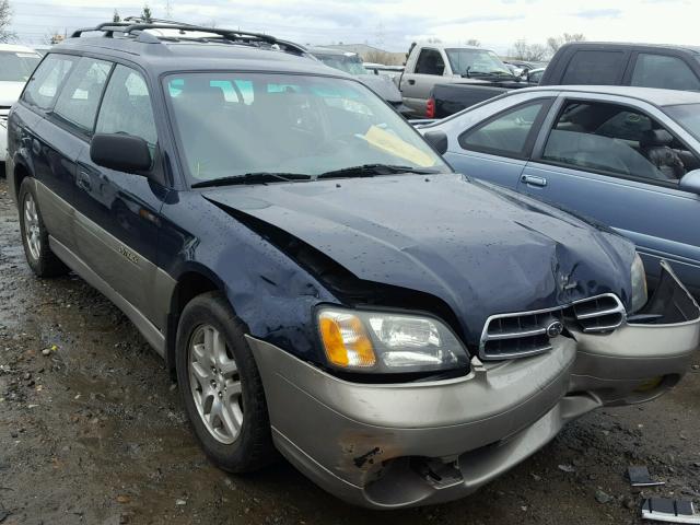 4S3BH665X27648706 - 2002 SUBARU LEGACY OUT BLUE photo 1