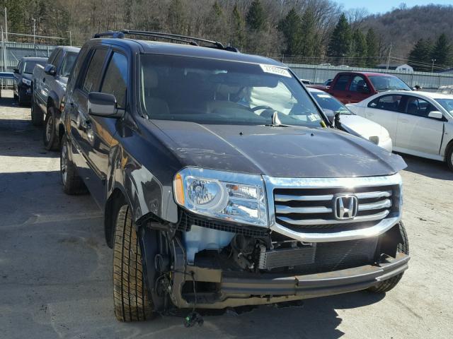 5FNYF4H67CB034816 - 2012 HONDA PILOT EXL BROWN photo 1