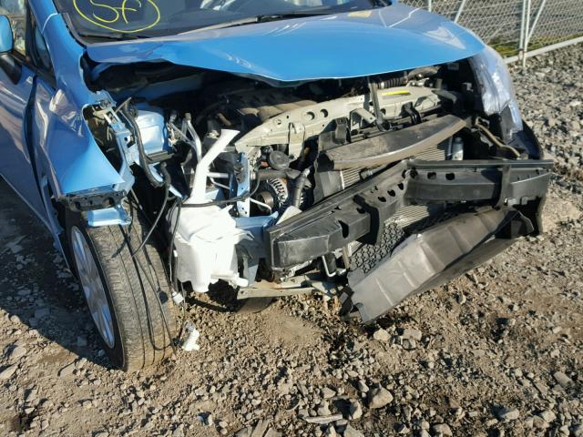 3N1CE2CP3FL372790 - 2015 NISSAN VERSA NOTE BLUE photo 9