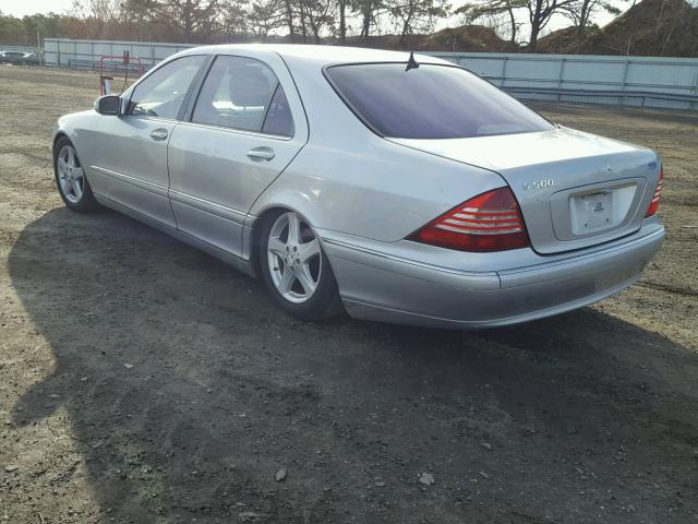 WDBNG75J75A454287 - 2005 MERCEDES-BENZ S 500 SILVER photo 3