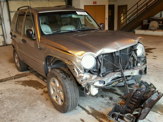 1J4GL58K44W109647 - 2004 JEEP LIBERTY LI BROWN photo 1