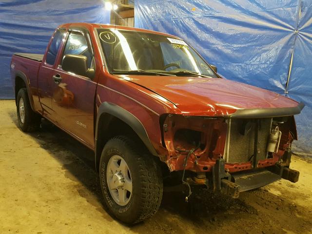 1GCDT196658172693 - 2005 CHEVROLET COLORADO MAROON photo 1