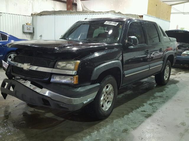 3GNEC12T24G131949 - 2004 CHEVROLET AVALANCHE BLACK photo 2