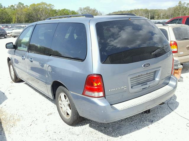 2FMZA52234BB01503 - 2004 FORD FREESTAR S BLUE photo 3