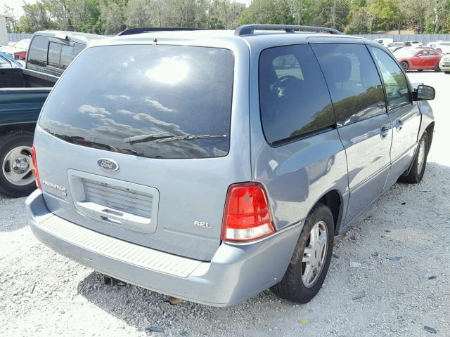 2FMZA52234BB01503 - 2004 FORD FREESTAR S BLUE photo 4