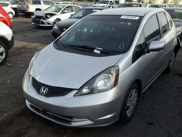 JHMGE8H35DC049954 - 2013 HONDA FIT SILVER photo 2