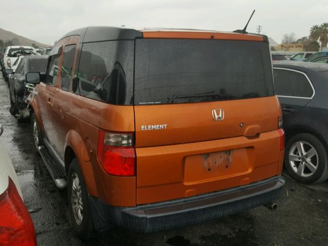 5J6YH28757L006629 - 2007 HONDA ELEMENT EX ORANGE photo 3