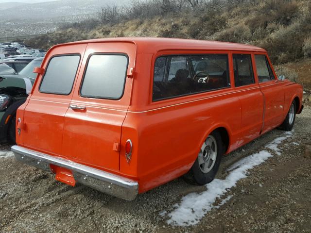 CE106FZ54996 - 1970 GMC 1500 ORANGE photo 4