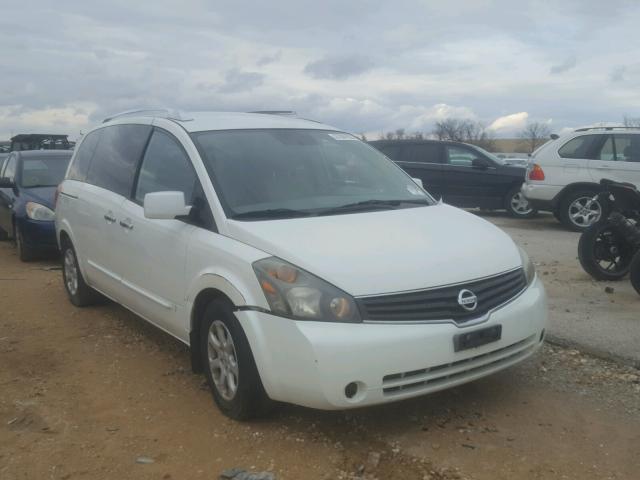 5N1BV28U07N126946 - 2007 NISSAN QUEST S WHITE photo 1