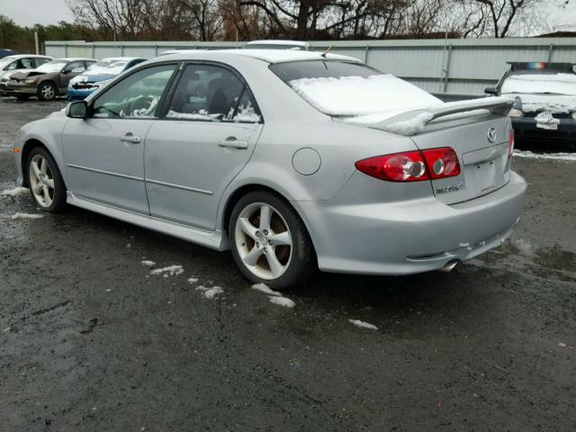 1YVHP80D745N98512 - 2004 MAZDA 6 S SILVER photo 3