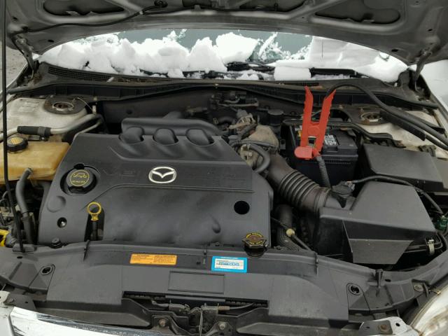 1YVHP80D745N98512 - 2004 MAZDA 6 S SILVER photo 7