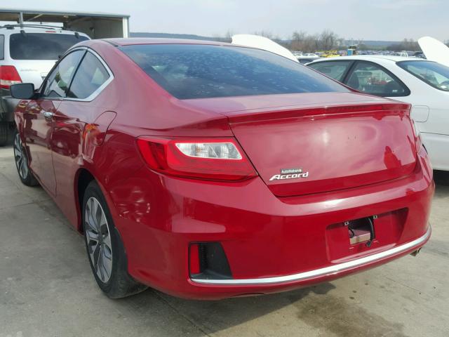 1HGCT1B34DA015796 - 2013 HONDA ACCORD LX- RED photo 3