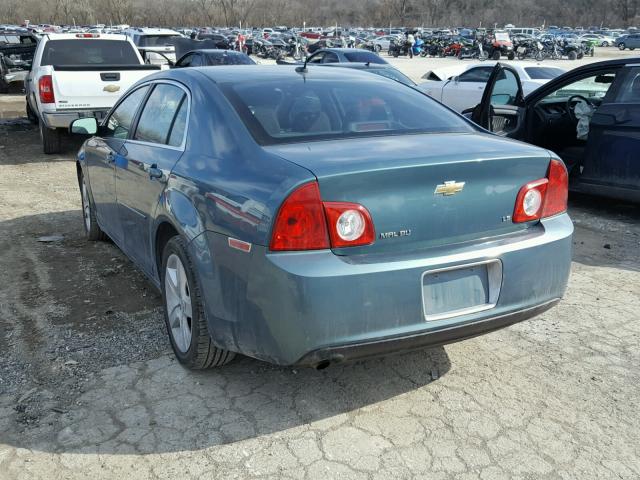 1G1ZG57B79F245601 - 2009 CHEVROLET MALIBU LS მწვანე ფოტო 3