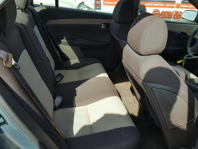 1G1ZG57B79F245601 - 2009 CHEVROLET MALIBU LS მწვანე ფოტო 6