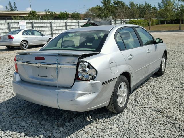 1G1ZT54814F117593 - 2004 CHEVROLET MALIBU LS ვერცხლისფერი ფოტო 4