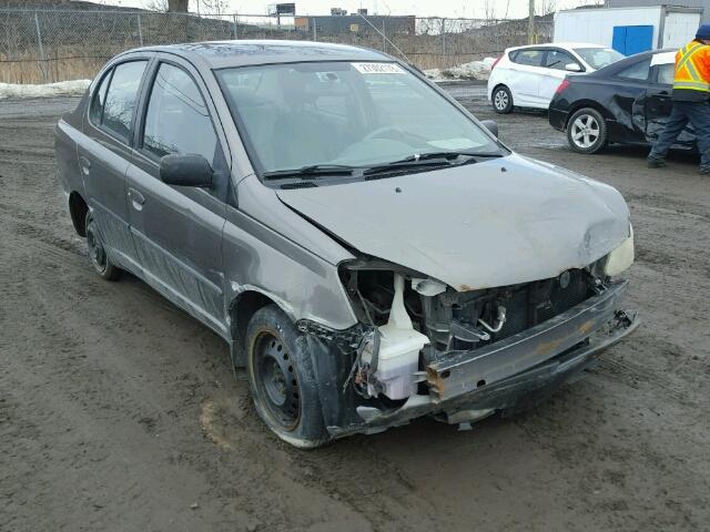 JTDBT123835044459 - 2003 TOYOTA ECHO GRAY photo 1