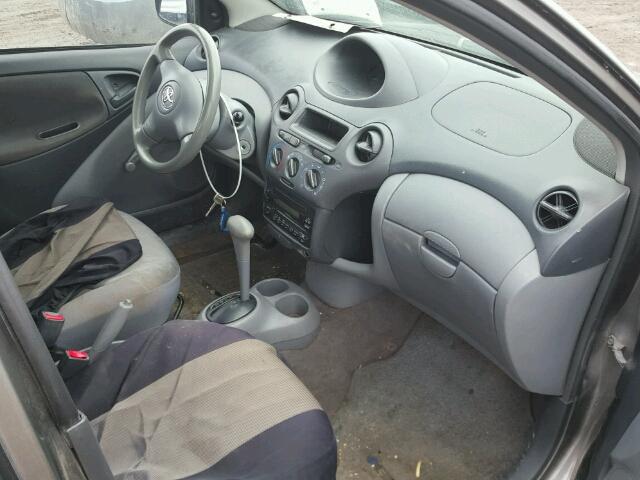 JTDBT123835044459 - 2003 TOYOTA ECHO GRAY photo 5