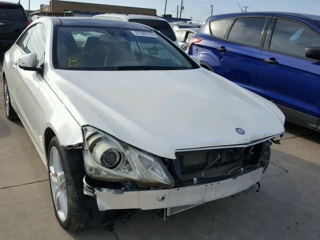 WDDKJ5KB9DF184672 - 2013 MERCEDES-BENZ E 350 WHITE photo 1