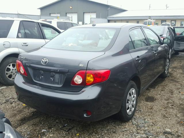 1NXBU4EE2AZ314957 - 2010 TOYOTA COROLLA BA GRAY photo 4