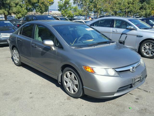 1HGFA16547L064360 - 2007 HONDA CIVIC LX GRAY photo 1