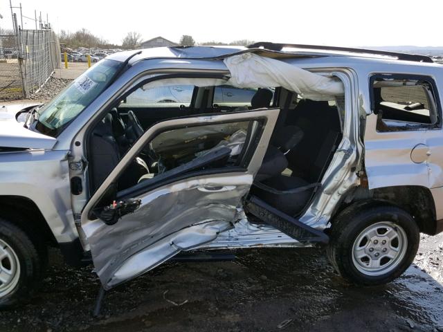 1C4NJRBB3DD207079 - 2013 JEEP PATRIOT SP SILVER photo 9