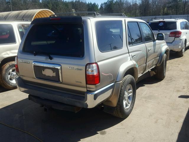 JT3HN86R729065780 - 2002 TOYOTA 4RUNNER SR GOLD photo 4