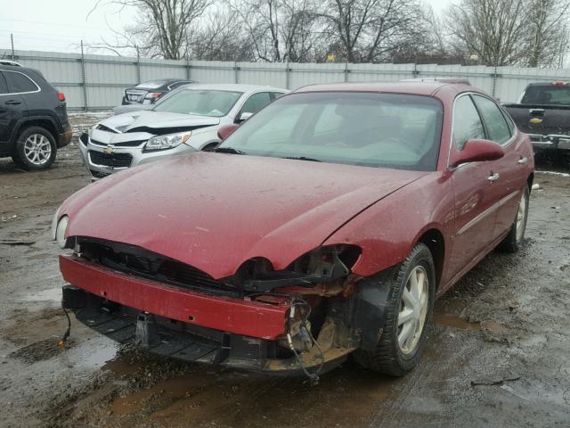 2G4WD582461177130 - 2006 BUICK LACROSSE C RED photo 2