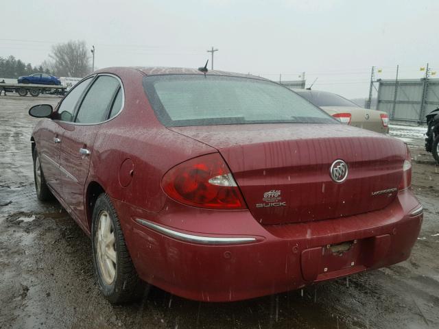 2G4WD582461177130 - 2006 BUICK LACROSSE C RED photo 3