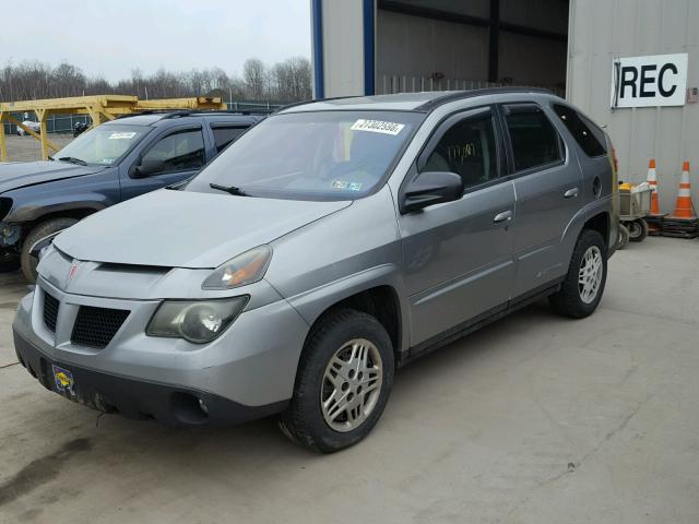 3G7DA03E44S507079 - 2004 PONTIAC AZTEK GRAY photo 2