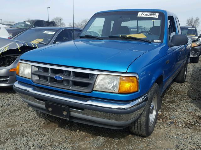 1FTCR14X9RPB61158 - 1994 FORD RANGER SUP BLUE photo 2