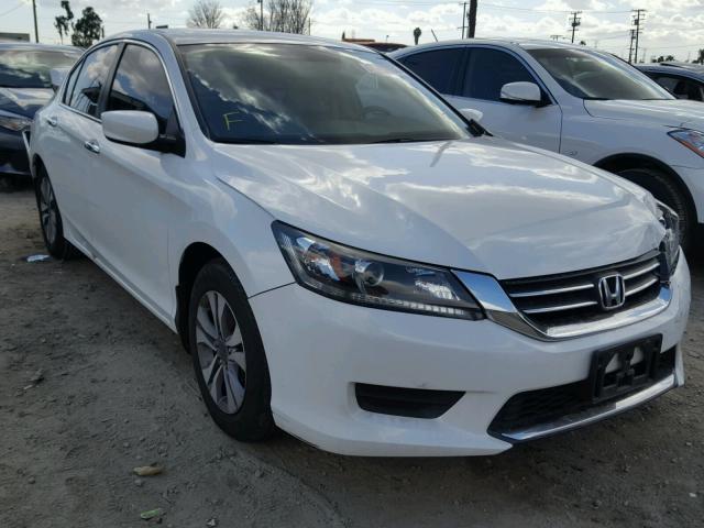 1HGCR2F37FA135951 - 2015 HONDA ACCORD LX WHITE photo 1