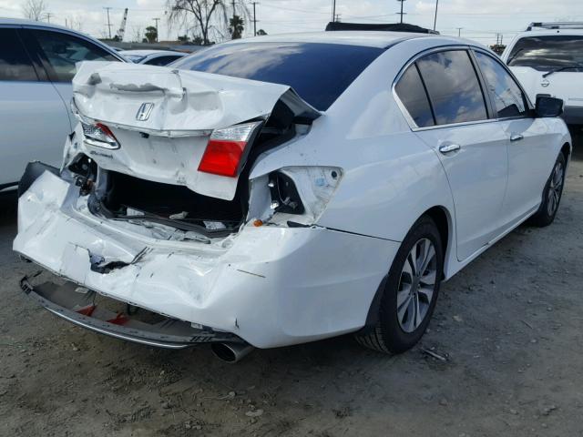 1HGCR2F37FA135951 - 2015 HONDA ACCORD LX WHITE photo 4