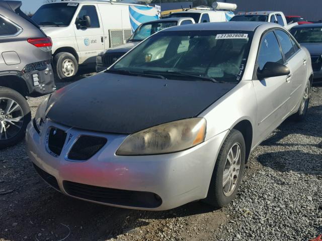 1G2ZG558264124811 - 2006 PONTIAC G6 SE1 SILVER photo 2