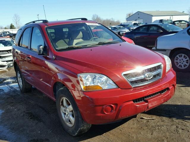 KNDJD735295889182 - 2009 KIA SORENTO LX RED photo 1