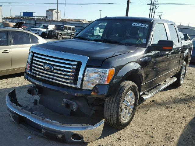 1FTEW1CM9CKE23094 - 2012 FORD F150 SUPER BLACK photo 2