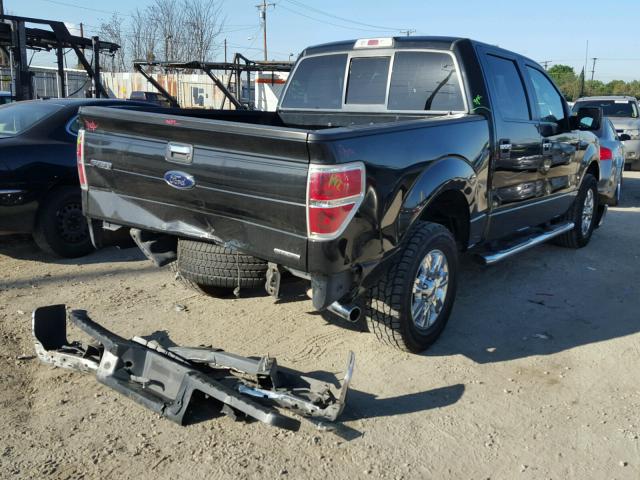 1FTEW1CM9CKE23094 - 2012 FORD F150 SUPER BLACK photo 4