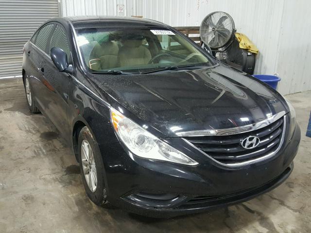 5NPEB4AC8CH445321 - 2012 HYUNDAI SONATA GLS BLACK photo 1