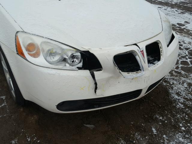 1G2ZH368364279903 - 2006 PONTIAC G6 GT WHITE photo 9