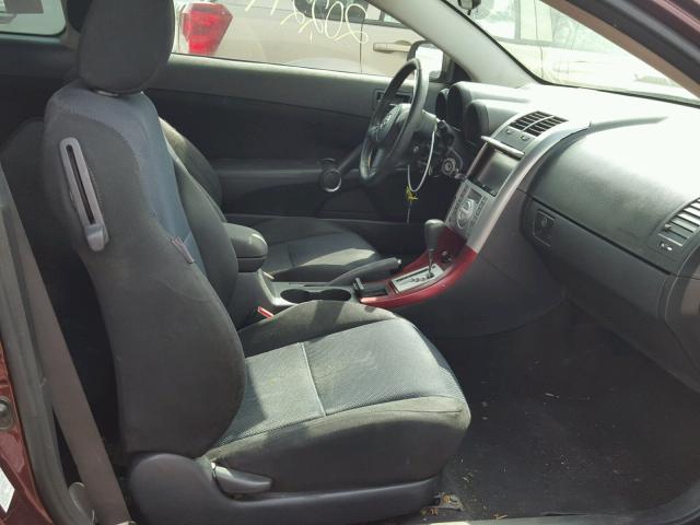 JTKDE167660080516 - 2006 TOYOTA SCION TC 栗色 照片 5