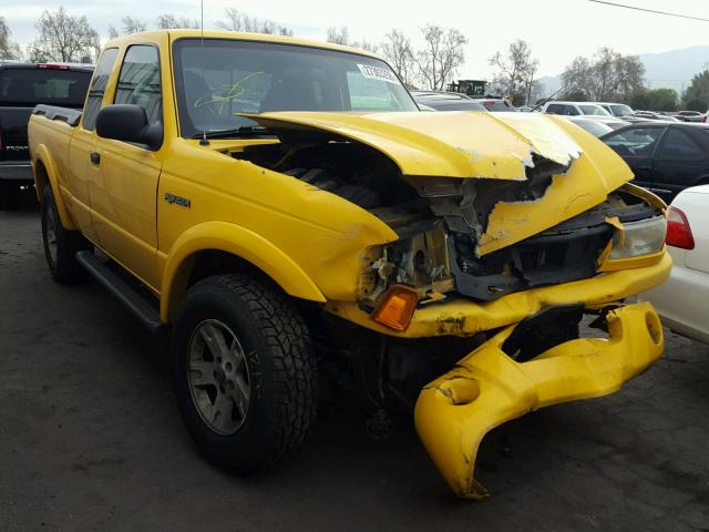 1FTZR45E52PB62287 - 2002 FORD RANGER SUP YELLOW photo 1