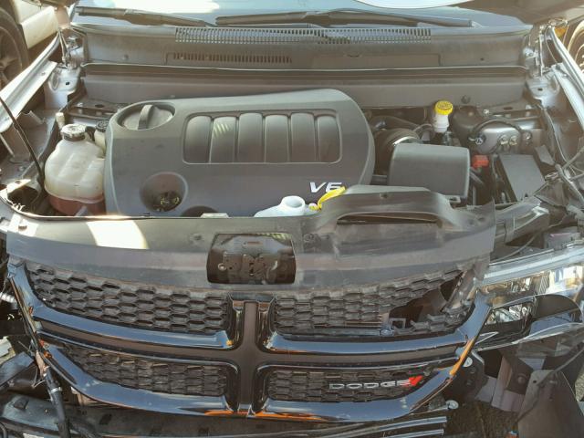 3C4PDCGG1HT522853 - 2017 DODGE JOURNEY CR SILVER photo 7