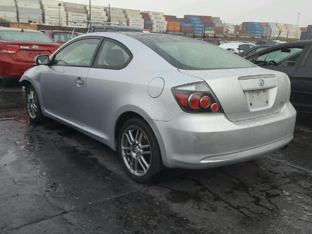 JTKDE167080253188 - 2008 TOYOTA SCION TC 银色 照片 3