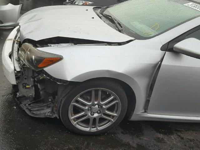 JTKDE167080253188 - 2008 TOYOTA SCION TC SILVER photo 9