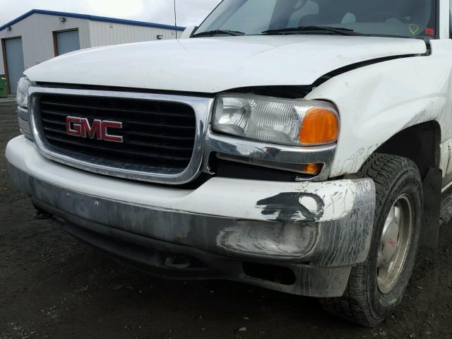 1GKEK13T1YJ177839 - 2000 GMC YUKON WHITE photo 9