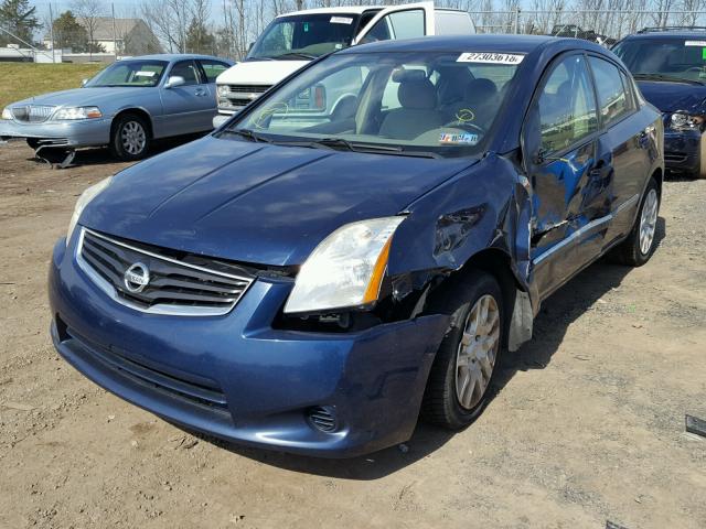 3N1AB6AP4AL650843 - 2010 NISSAN SENTRA 2.0 BLUE photo 2