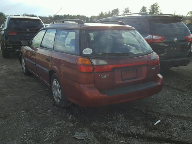 4S3BH635427303532 - 2002 SUBARU LEGACY L BURGUNDY photo 3