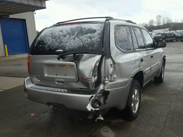 1GKDT13S942268376 - 2004 GMC ENVOY SILVER photo 4