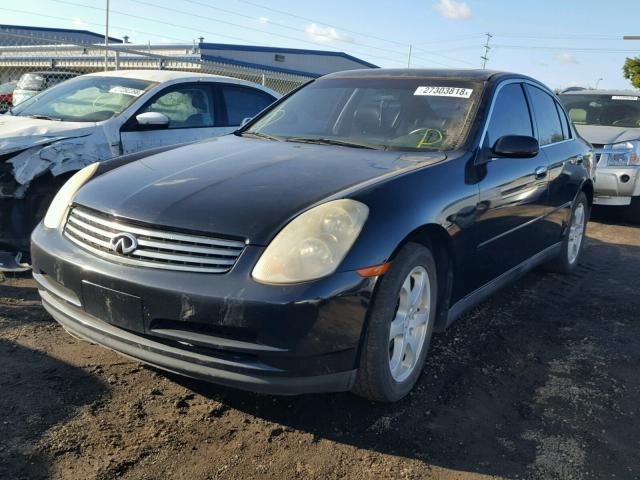 JNKCV51E73M325200 - 2003 INFINITI G35 BLACK photo 2