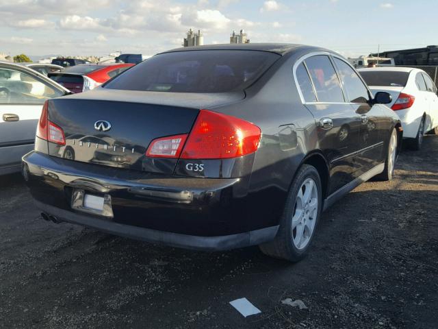 JNKCV51E73M325200 - 2003 INFINITI G35 BLACK photo 4